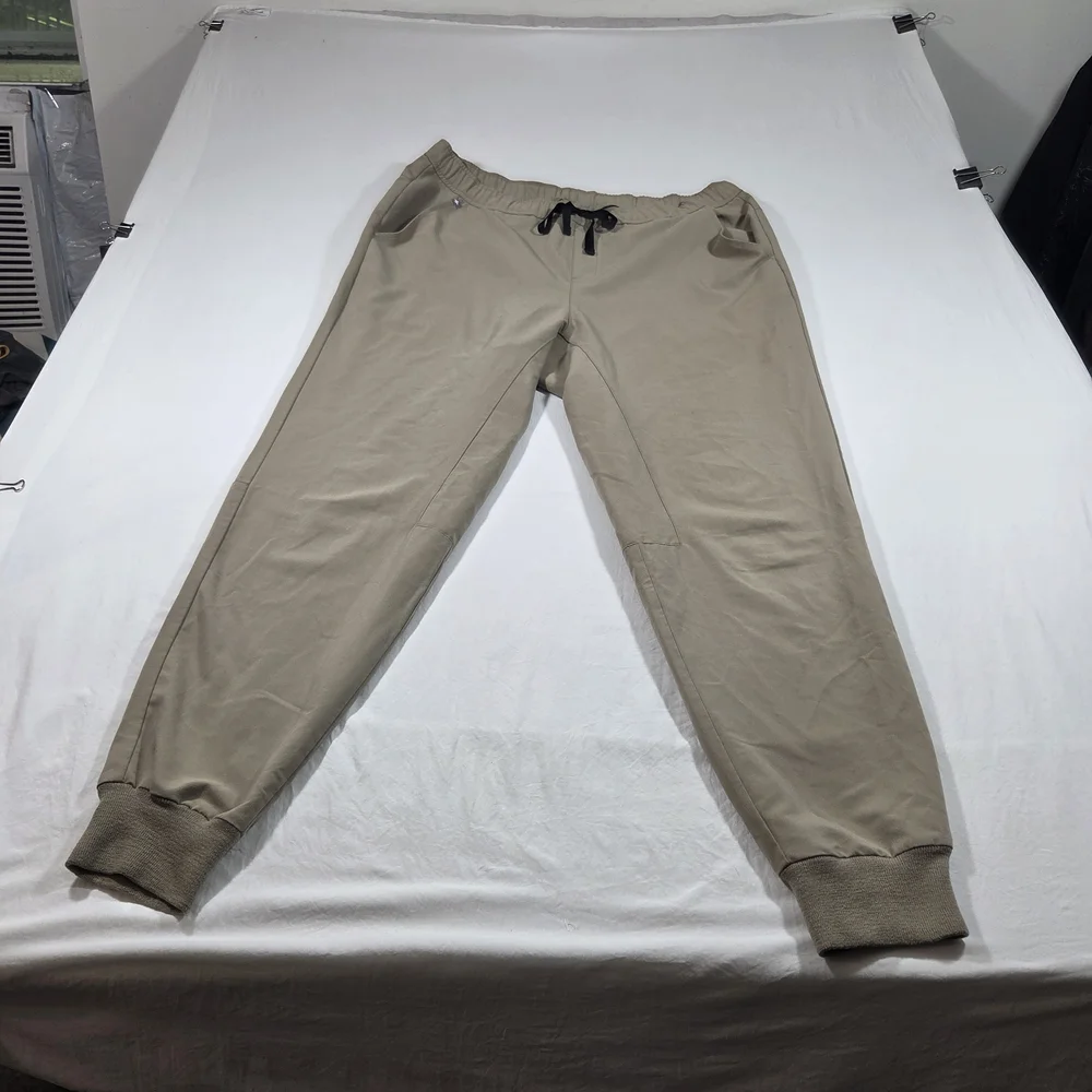 Figs Scrub Pants Men's Tan Jogger Pants Work Gear X Large Comfortable Pockets